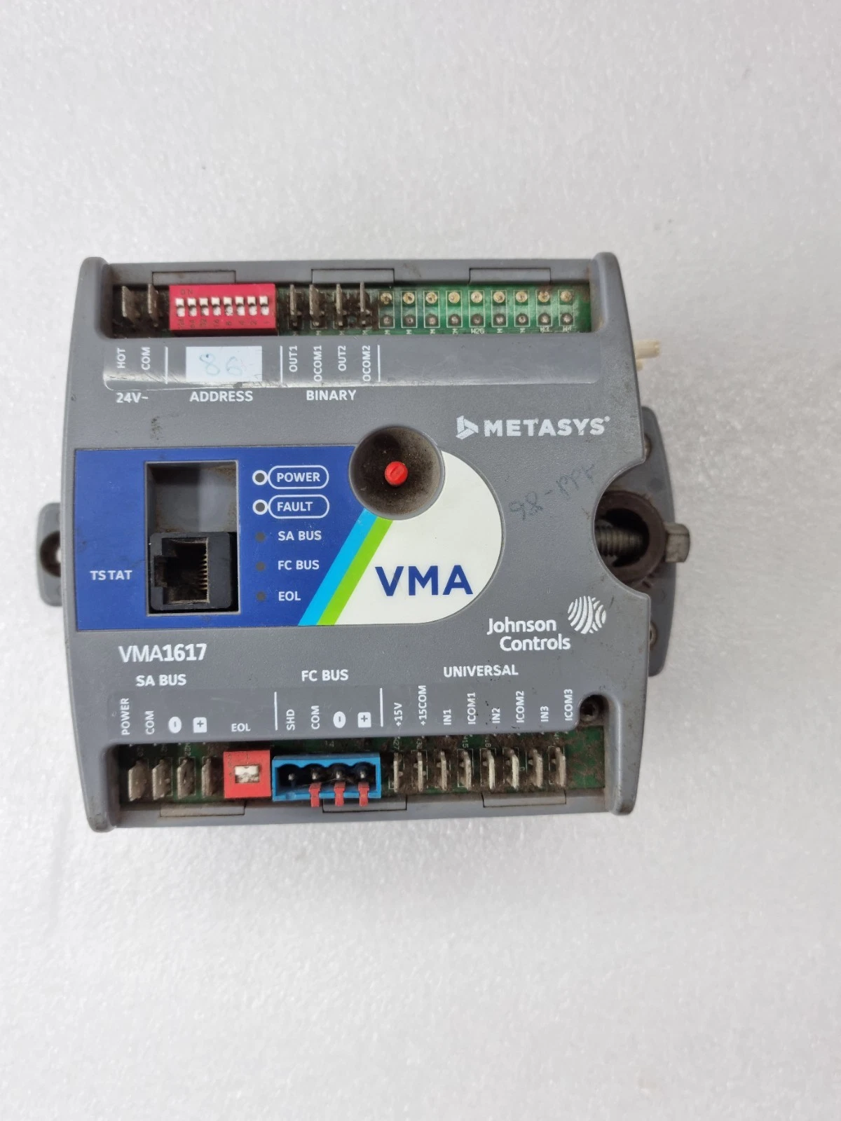 JOHNSON CONTROLS VMA VMA1617 PROGRAMMABLE DIGITAL CONTROLLER METASYS untested
